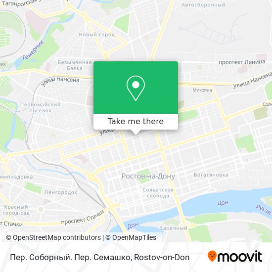 Пер. Соборный. Пер. Семашко map