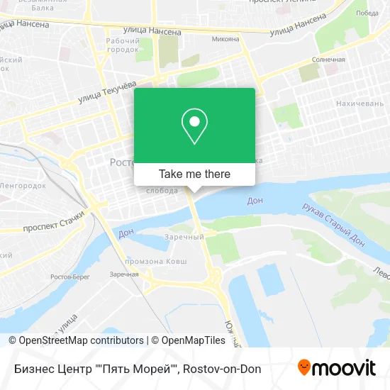 Бизнес Центр ""Пять Морей"" map
