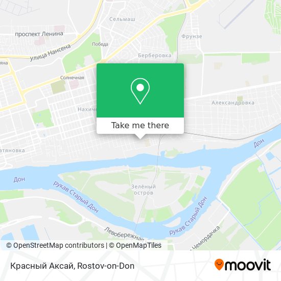 Красный Аксай map