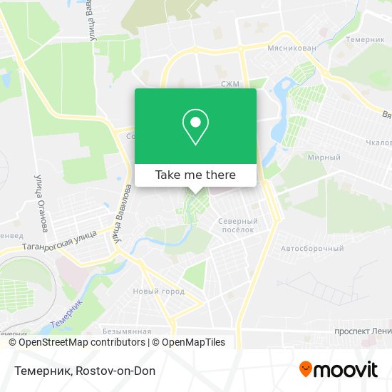 Темерник map