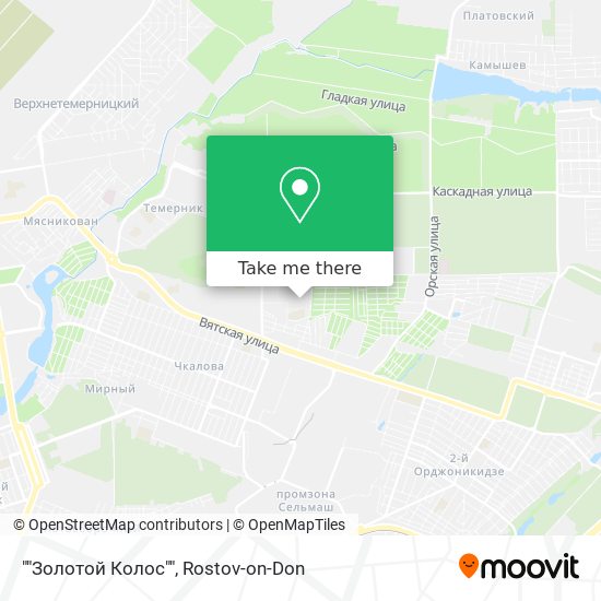 ""Золотой Колос"" map