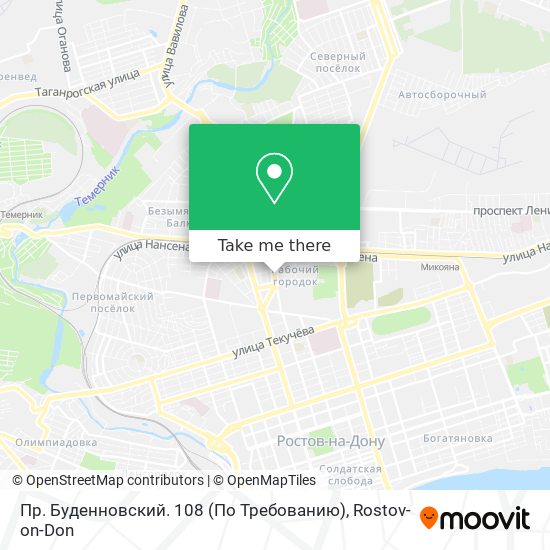 Пр. Буденновский. 108 (По Требованию) map