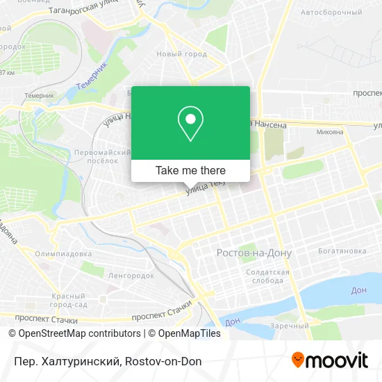 Пер. Халтуринский map