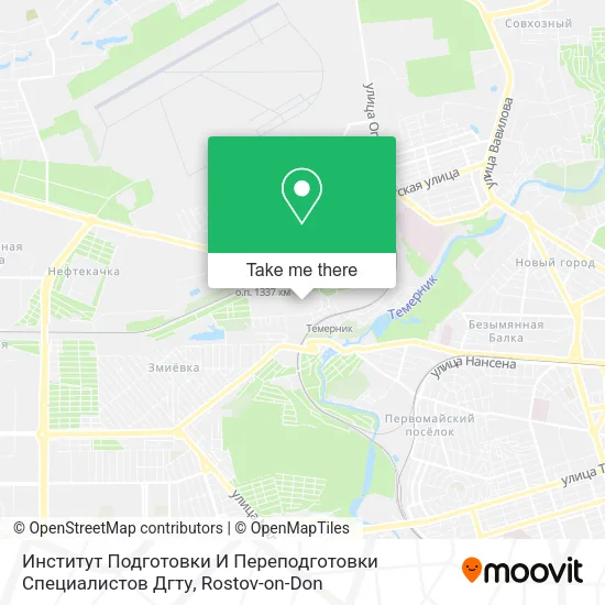 Институт Подготовки И Переподготовки Специалистов Дгту map