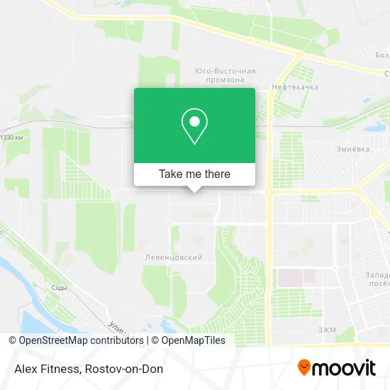 Alex Fitness map
