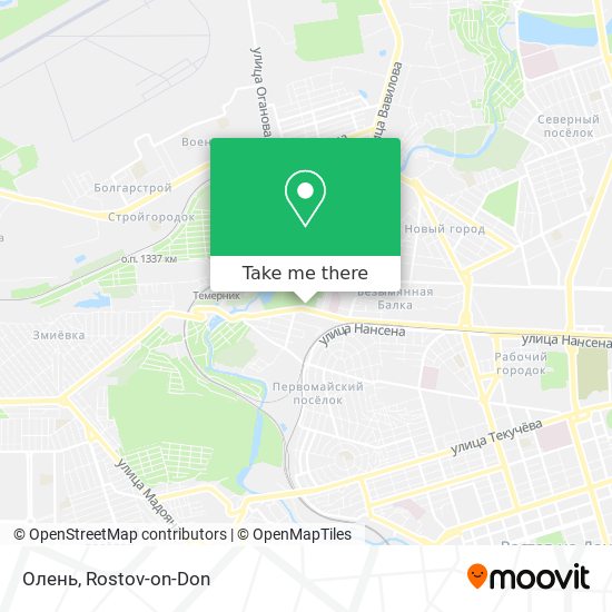 Олень map