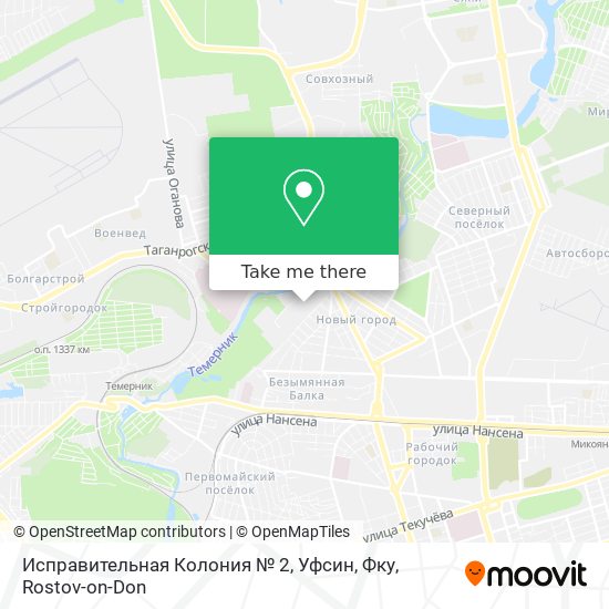 Исправительная Колония № 2, Уфсин, Фку map
