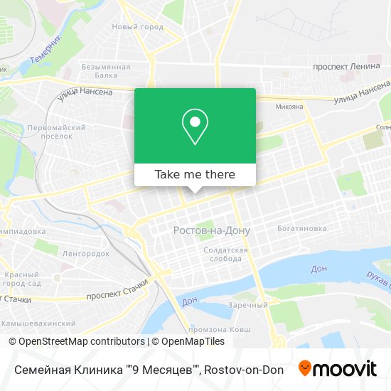 Семейная Клиника ""9 Месяцев"" map