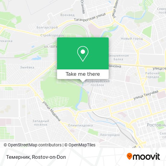 Темерник map