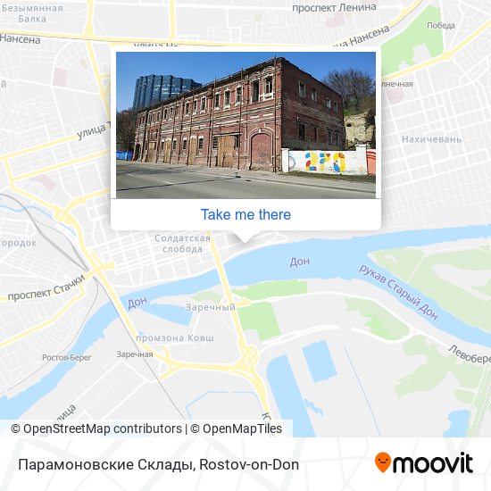 Парамоновские Склады map