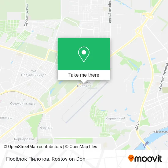 Посёлок Пилотов map