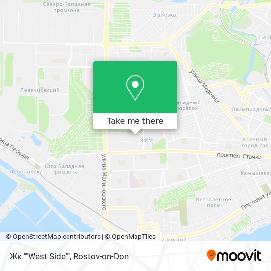 Жк ""West Side"" map