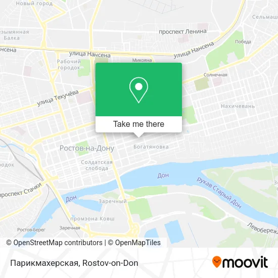 Парикмахерская map