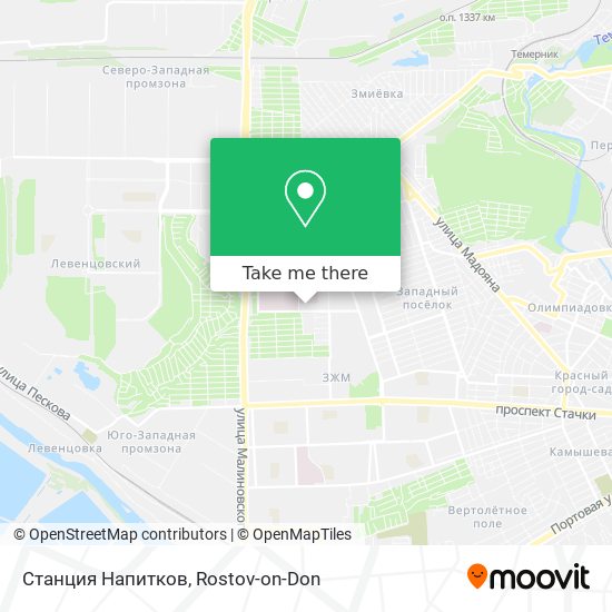 Станция Напитков map
