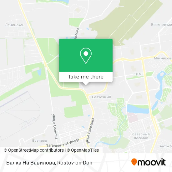 Балка На Вавилова map