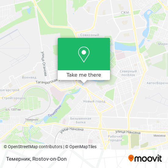 Темерник map