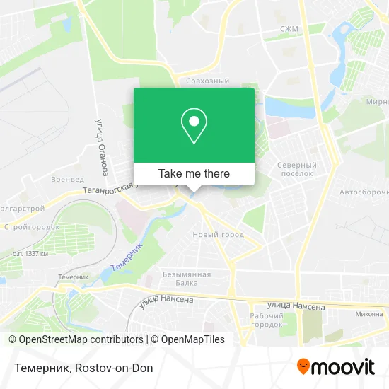Темерник map