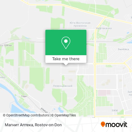 Магнит Аптека map