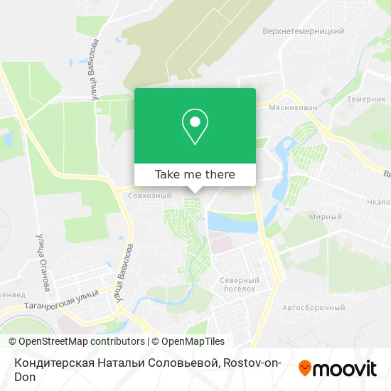 Кондитерская Натальи Соловьевой map