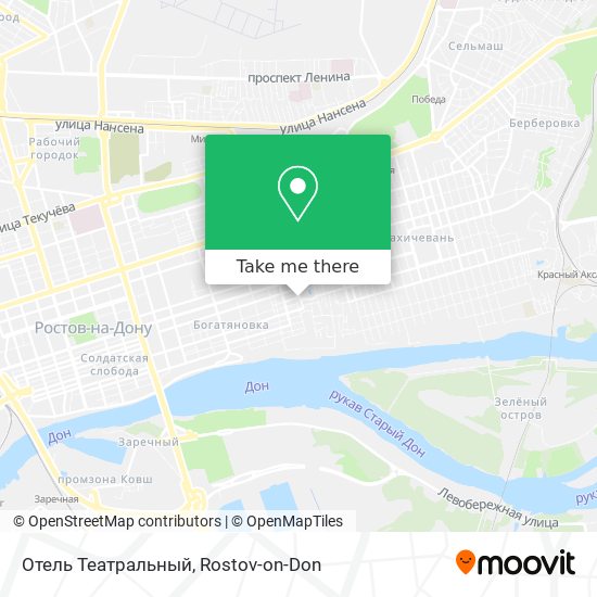 Отель Театральный map