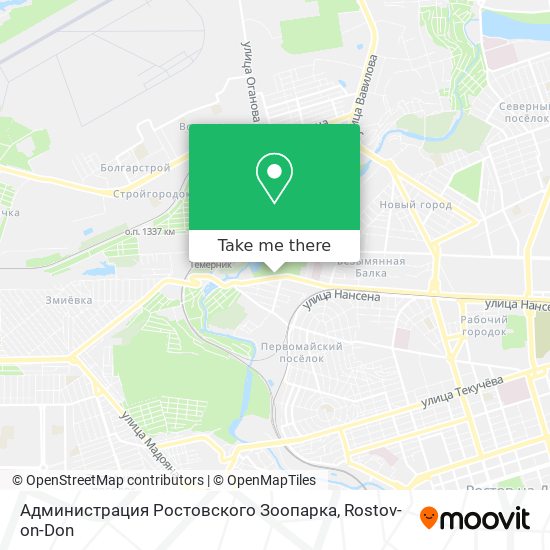 Администрация Ростовского Зоопарка map