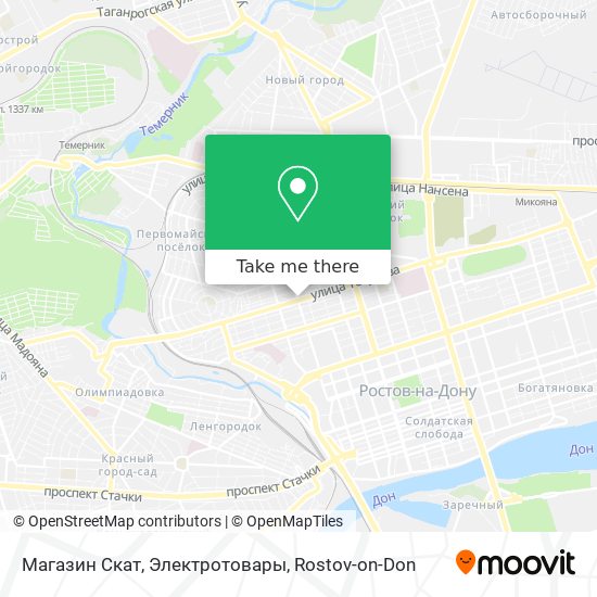 Магазин Скат, Электротовары map