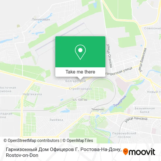 Гарнизонный Дом Офицеров Г. Ростова-На-Дону map