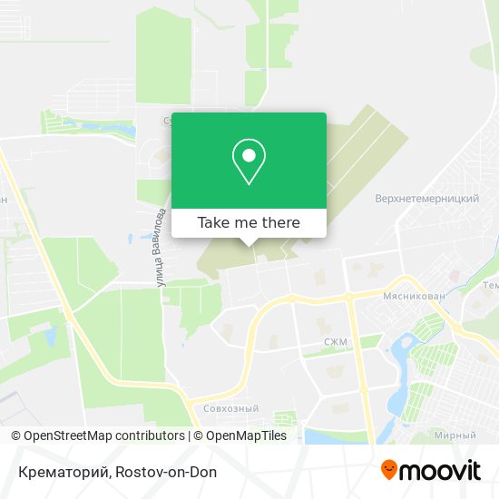 Крематорий map