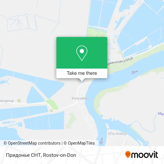 Придонье СНТ map