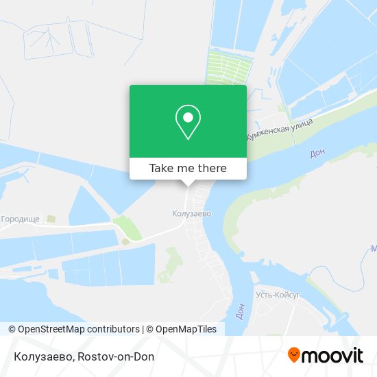 Колузаево map