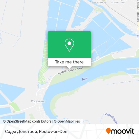 Сады Донстрой map