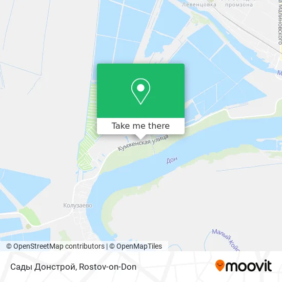 Сады Донстрой map