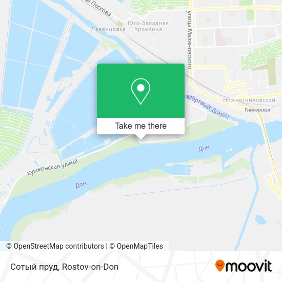 Сотый пруд map