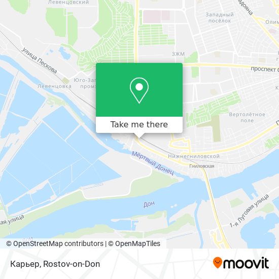 Карьер map