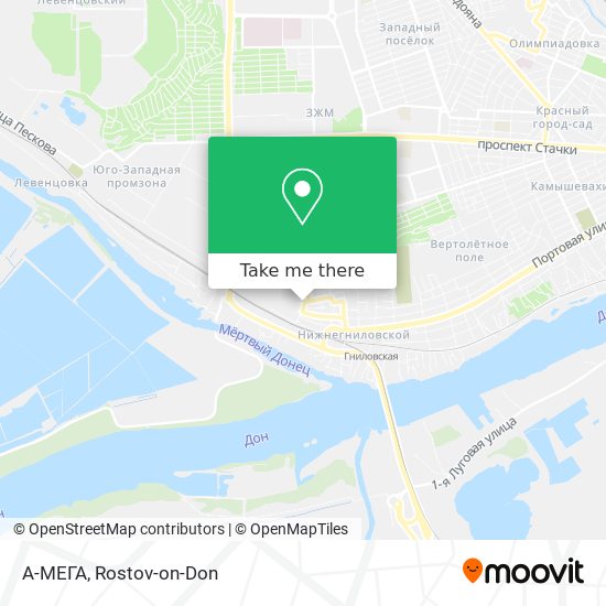 А-МЕГА map