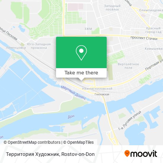 Территория Художник map
