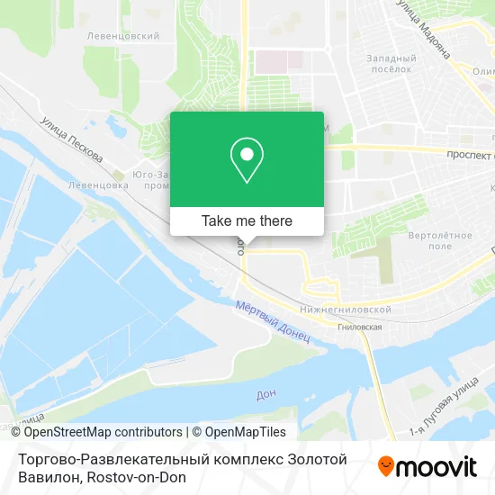 Торгово-Развлекательный комплекс Золотой Вавилон map