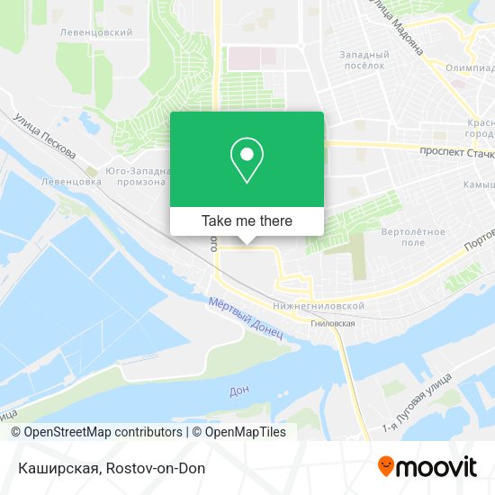 Каширская map