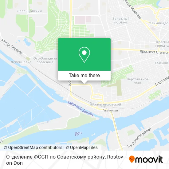 Отделение ФССП по Советскому району map