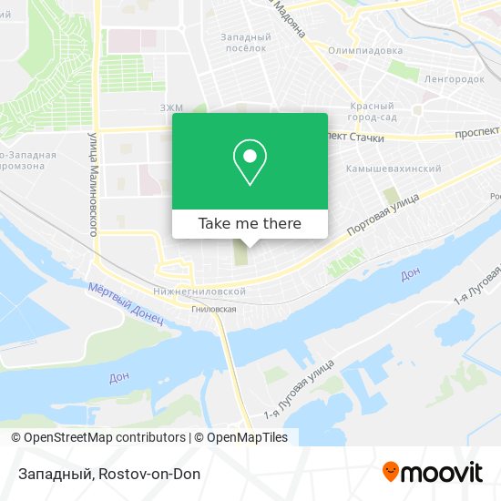 Западный map