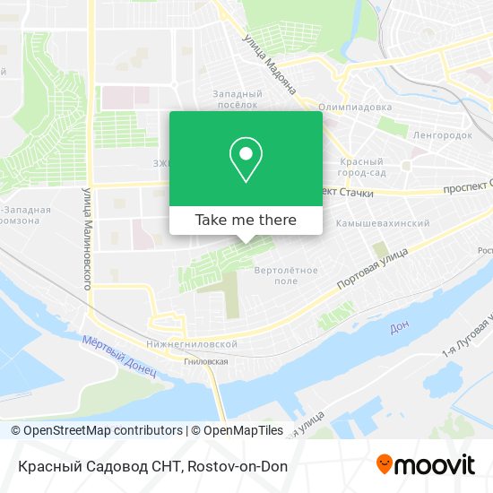 Красный Садовод СНТ map