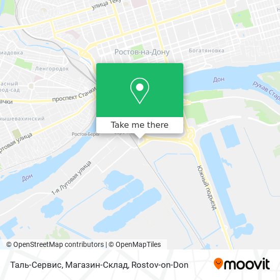Таль-Сервис, Магазин-Склад map