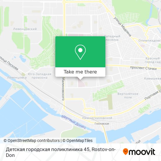Детская городская поликлиника 45 map