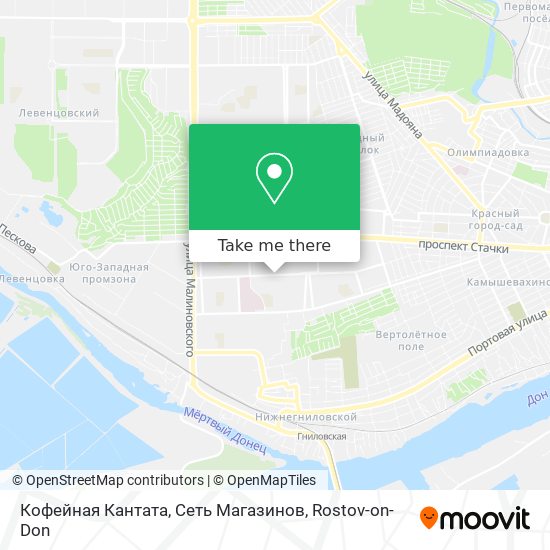 Кофейная Кантата, Сеть Магазинов map