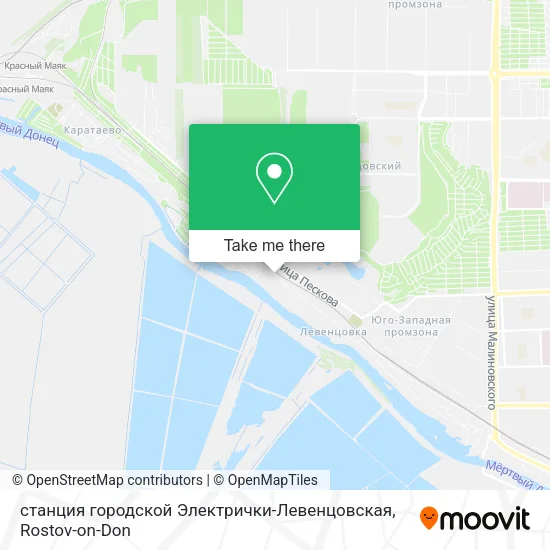 станция городской Электрички-Левенцовская map