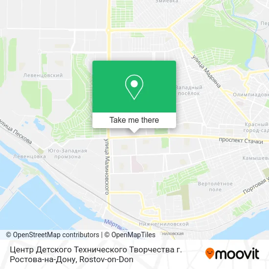 Центр Детского Технического Творчества г. Ростова-на-Дону map