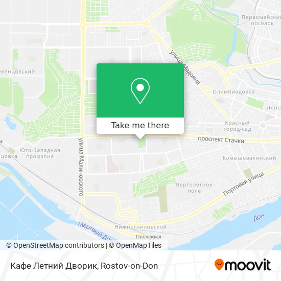 Кафе Летний Дворик map