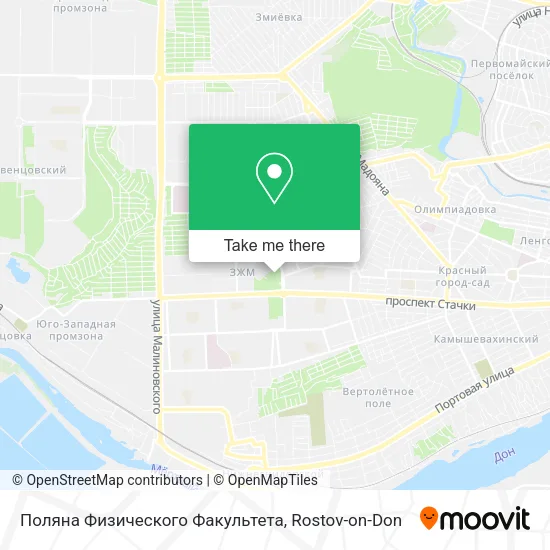 Поляна Физического Факультета map
