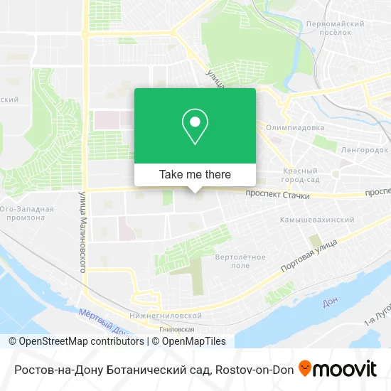 Ростов-на-Дону Ботанический сад map