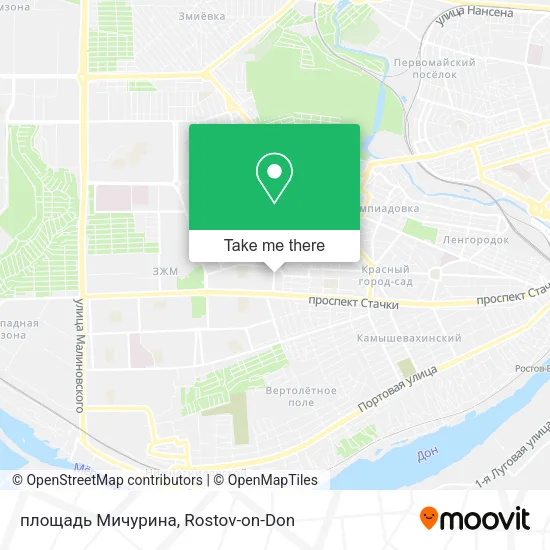 площадь Мичурина map